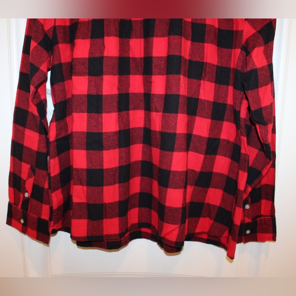 Croft & Barrow Buffalo plaid flannel shirt (women’s 1X) (NWT) - Picture 6 of 10